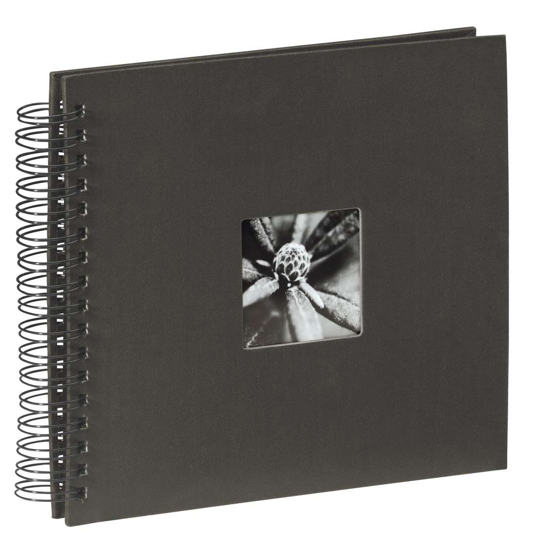 Spiral-Album Fine Art, 28x24 cm, 50 schwarze Seiten, Schwarz | 00090145