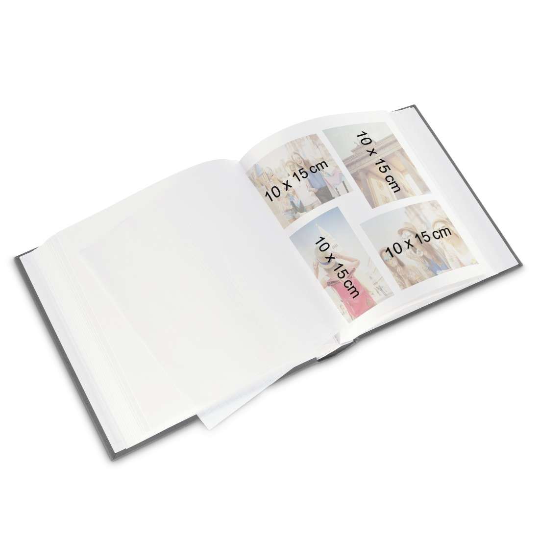Jumbo-Album Singo, 30x30 cm, 100 weiße Seiten, Aqua