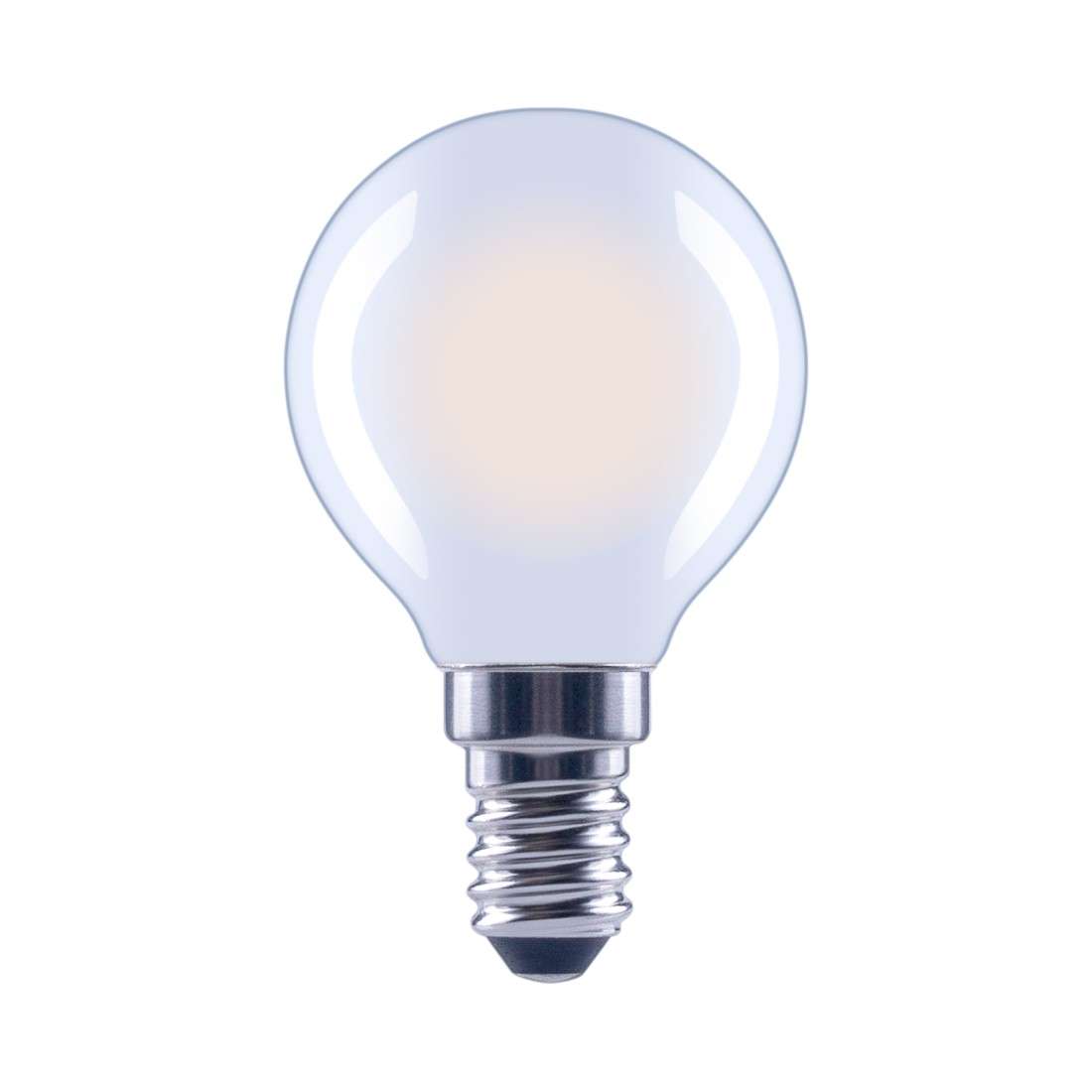 LED-Filament, E14, 470lm ersetzt 40W, Tropfenlampe, matt, Warmweiß, dimmbar