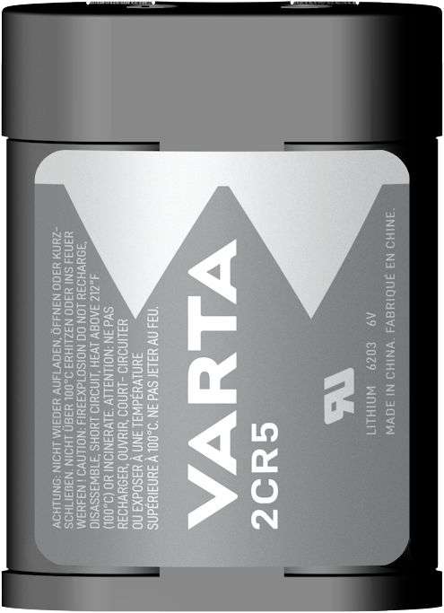 VARTA LITHIUM Cylindrical 2CR5 Batterie (1er Pack)