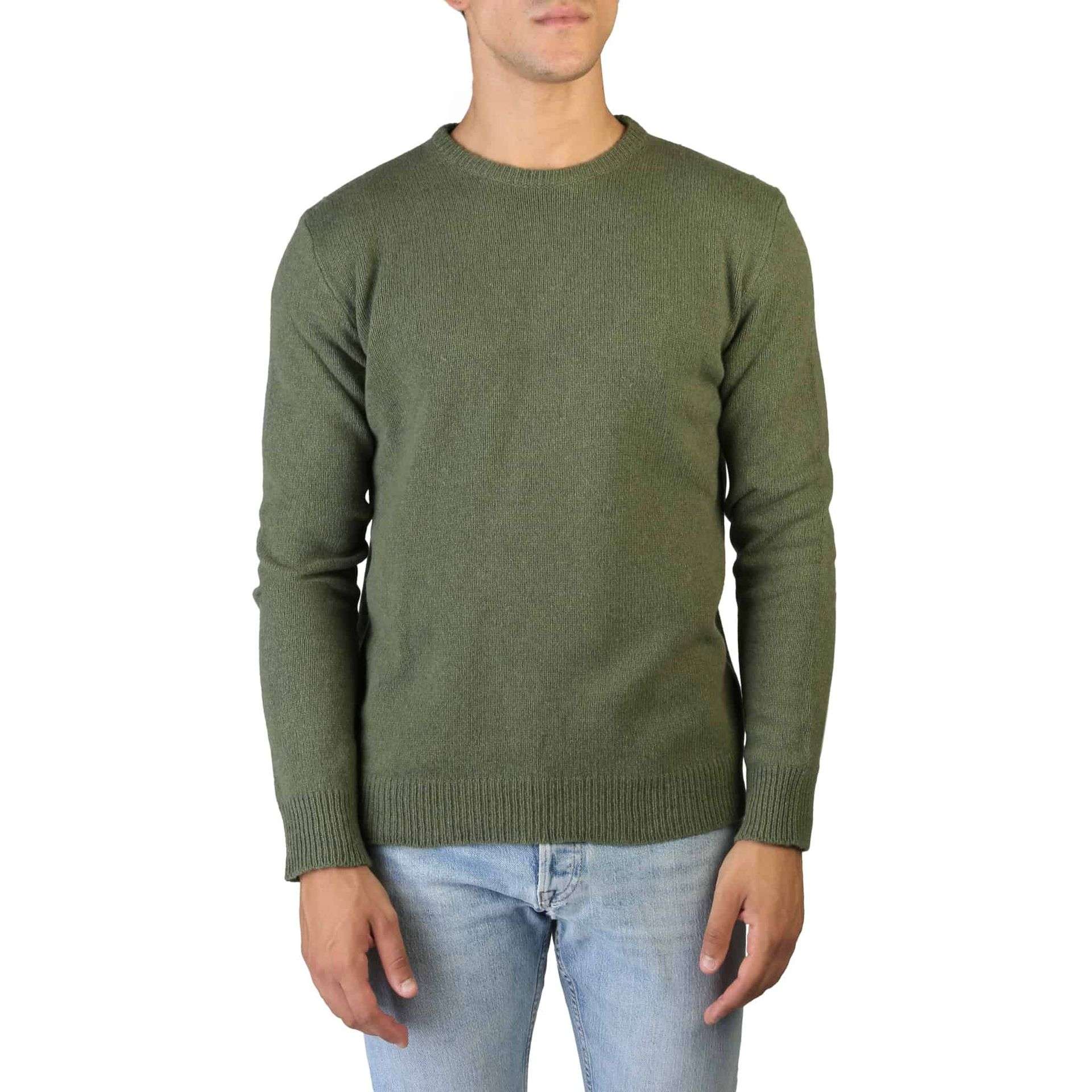 100% Cashmere Pullover grün