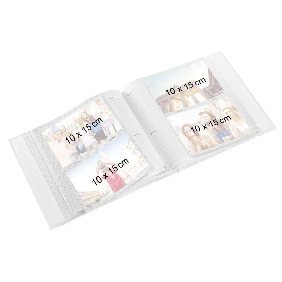 Memo-Album Stamps”, für 200 Fotos im Format 10x15 cm