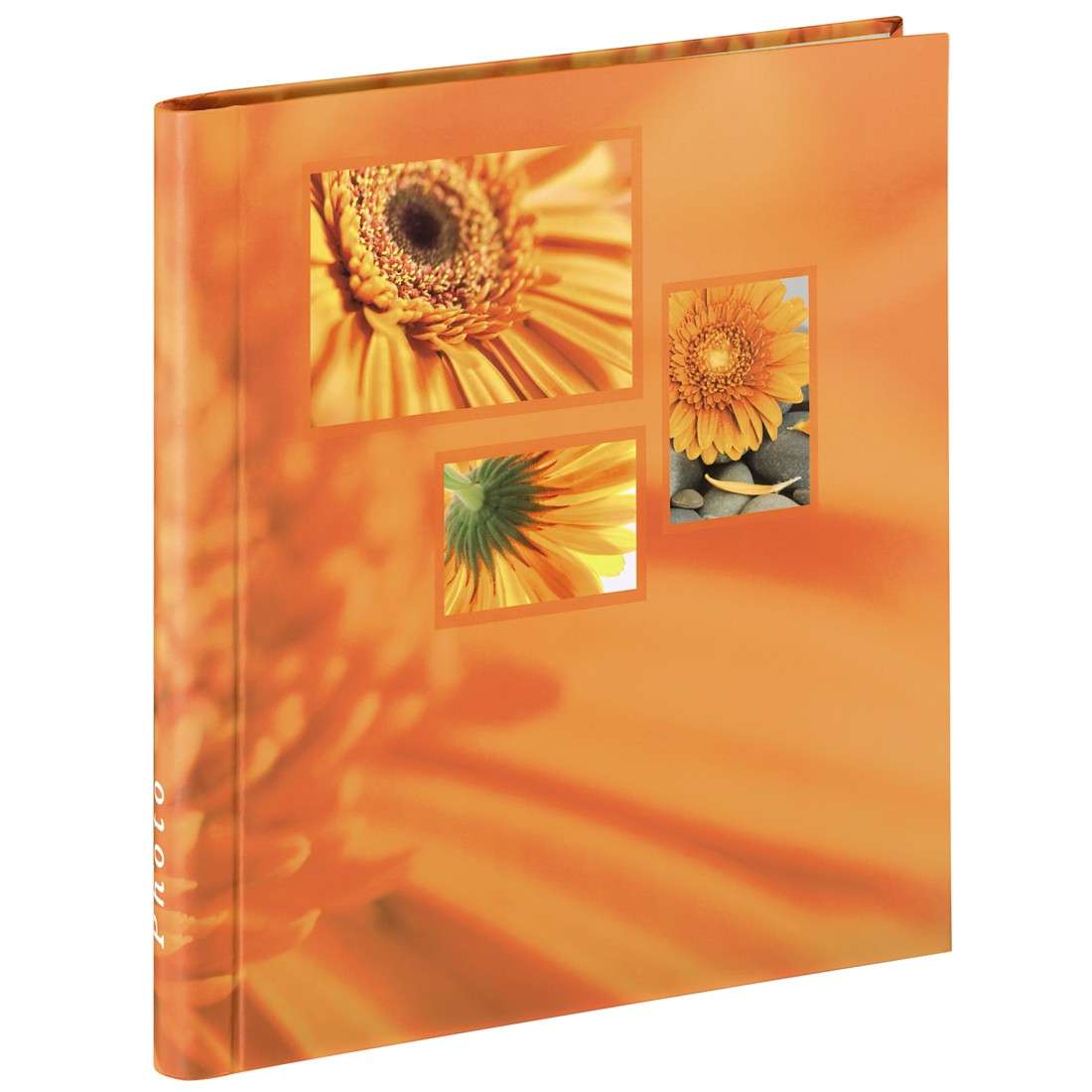 Selbstklebe-Album Singo, 28x31 cm, 20 weiße Seiten, Orange