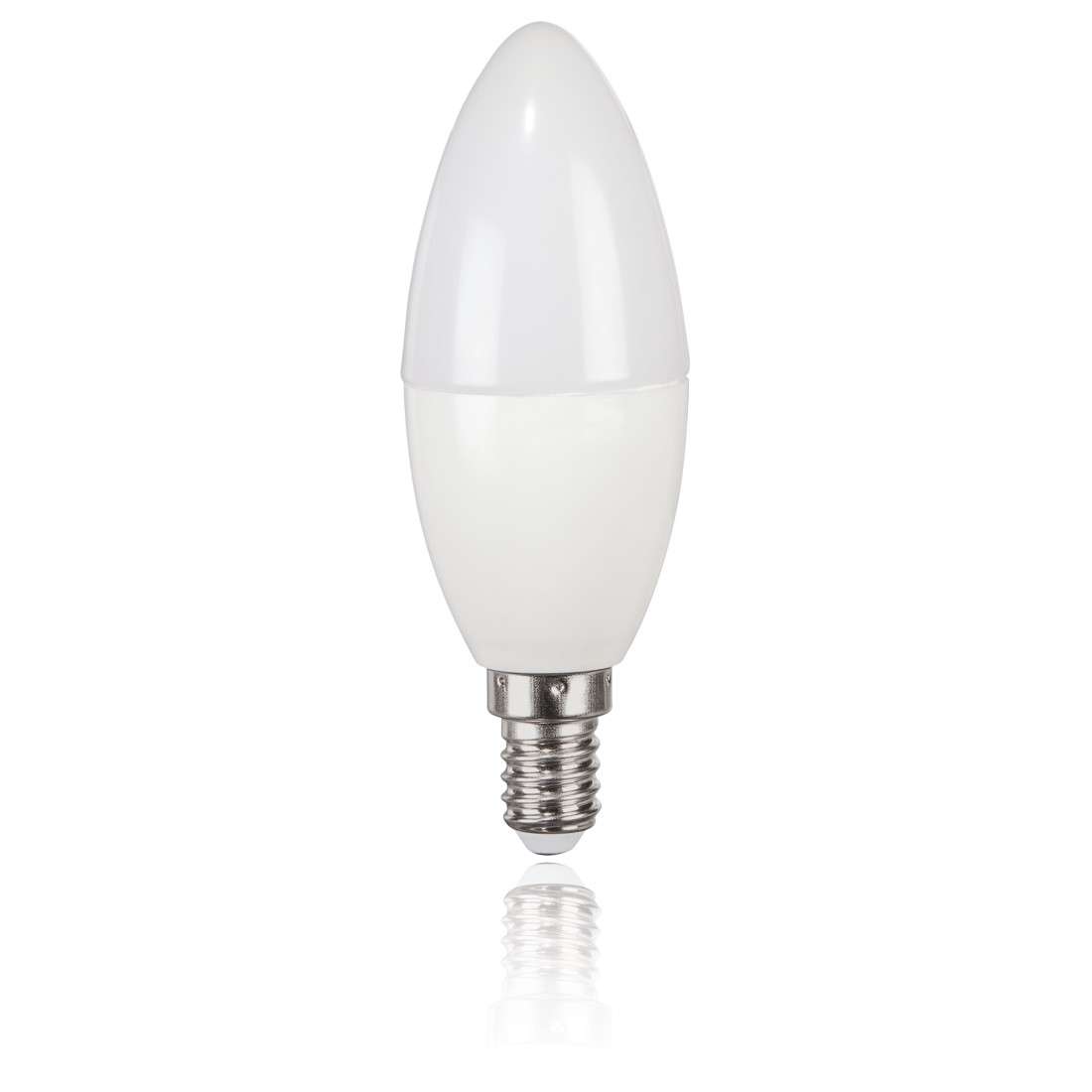 LED-Lampe, E14, 806lm ersetzt 60W, Kerzenlampe, Warmweiß