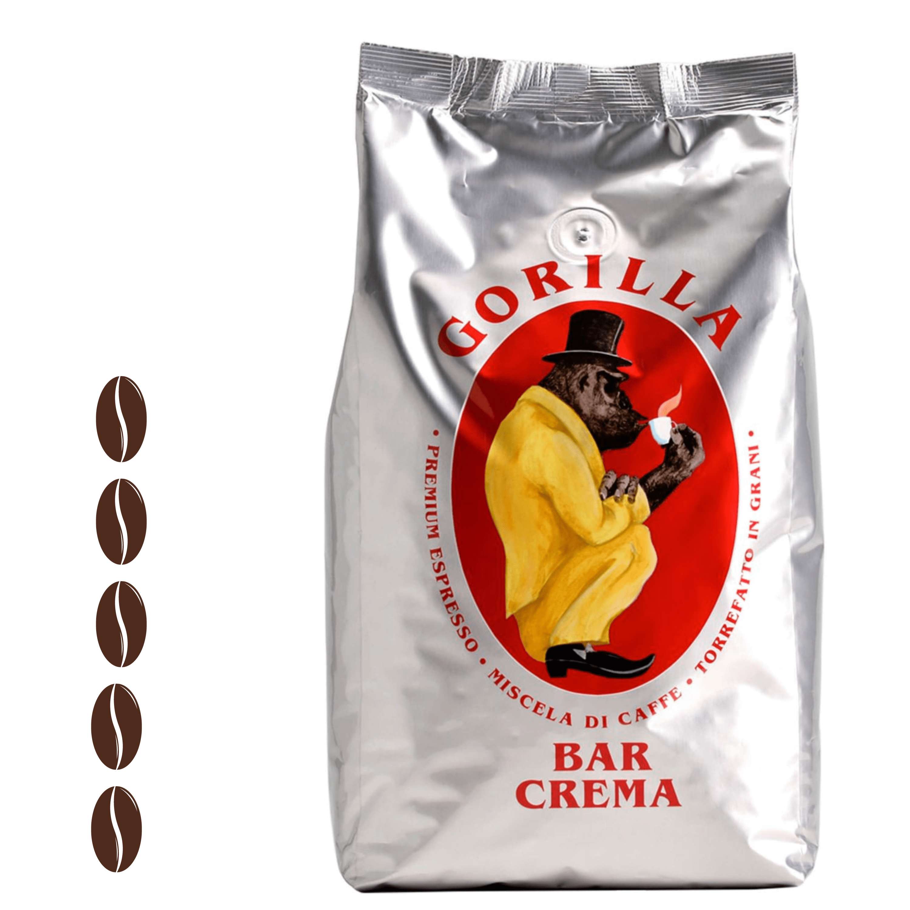 Gorilla Espresso Bar Crema vollmundiger, starker Kaffee