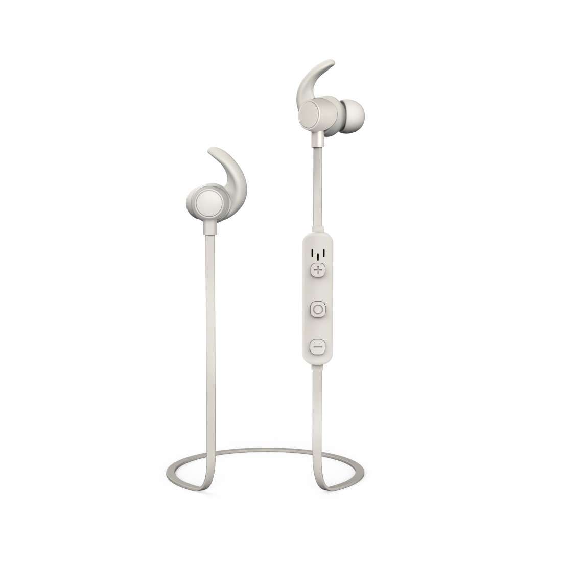 THOMSON (LIZENZMARKE) WEAR7208GR Bluetooth®-Kopfhörer, In-Ear, Mikrofon, Ear-Hook, Grau