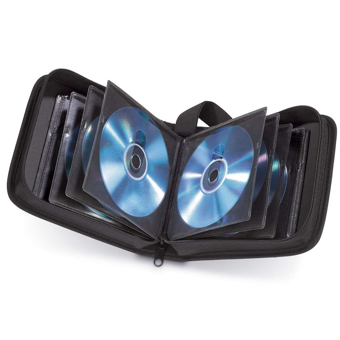 CD-/DVD-/Blu-ray-Tasche 20, Schwarz
