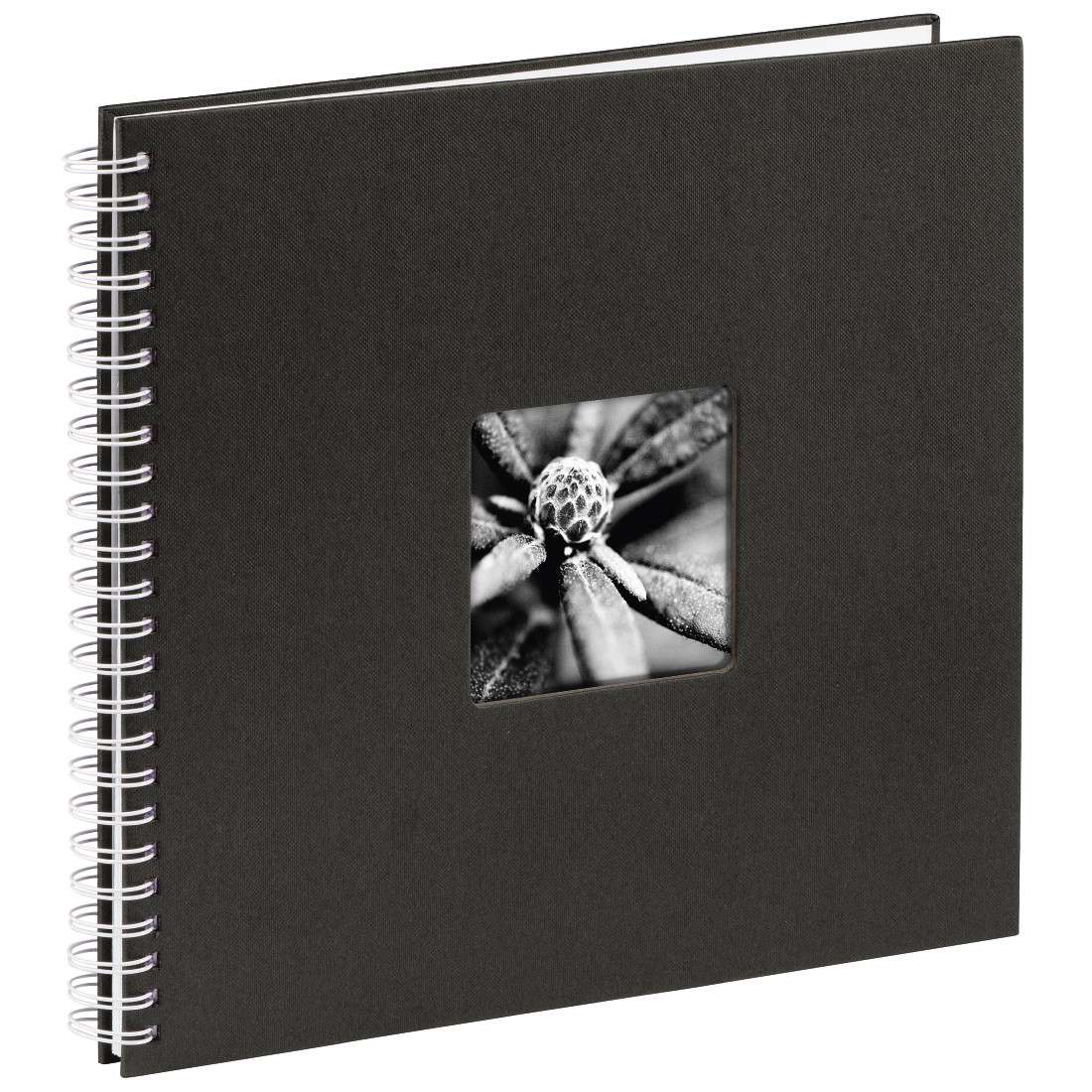 Spiral-Album Fine Art, 36x32 cm, 50 weiße Seiten, Schwarz