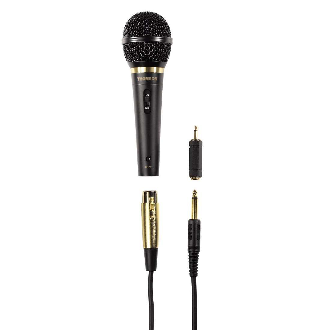 THOMSON (LIZENZMARKE) M152 Dynamisches Mikrofon mit XLR-Stecker, Vocal