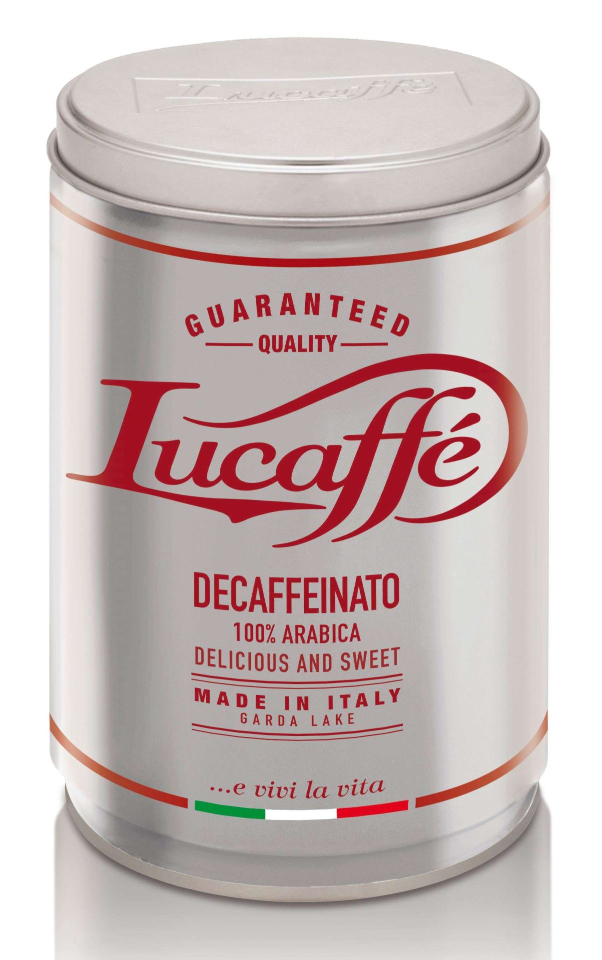 Lucaffe' LucaffeṀ DECAFFEINATO Kaffee Gemahlen 250g Dose
