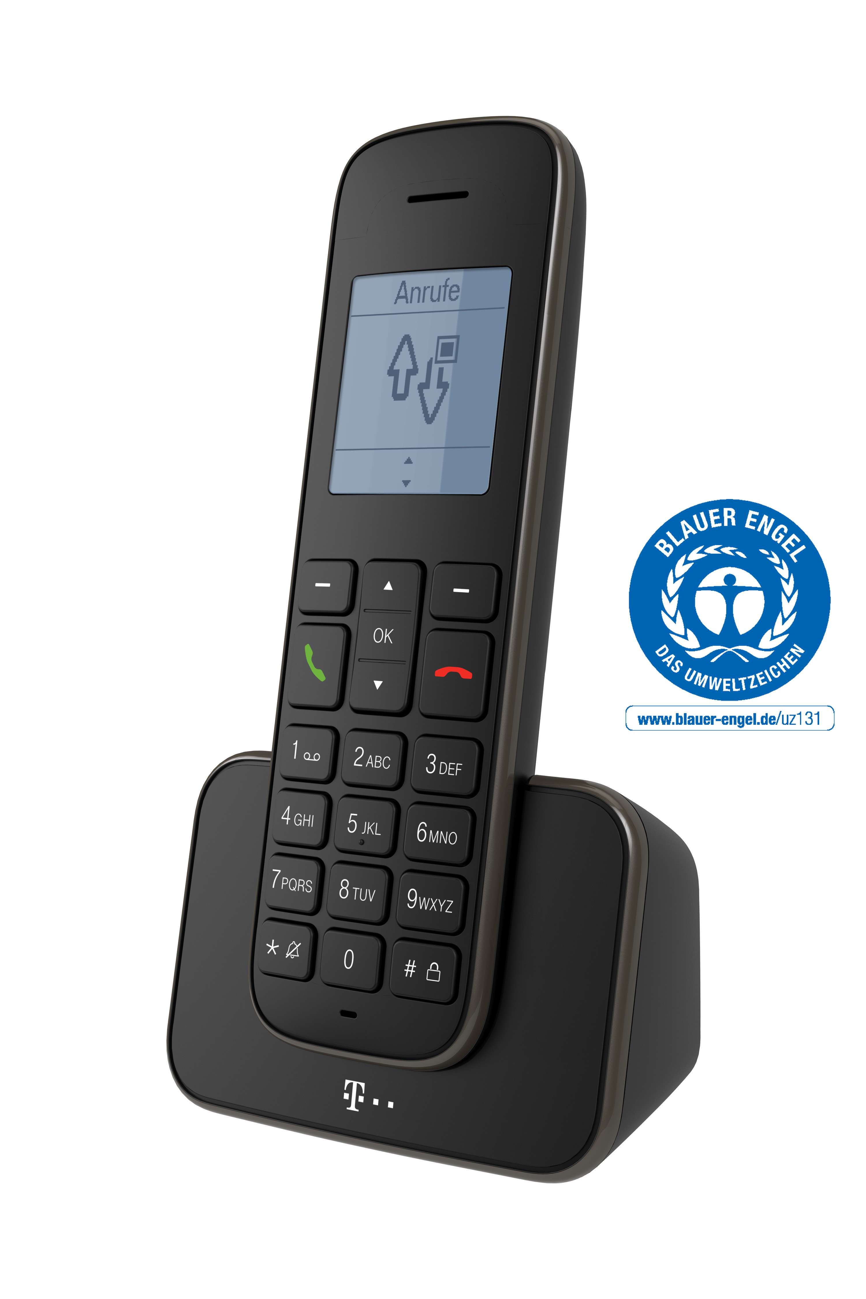 Telekom Sinus 207 Schnurlostelefon DECT - schwarz