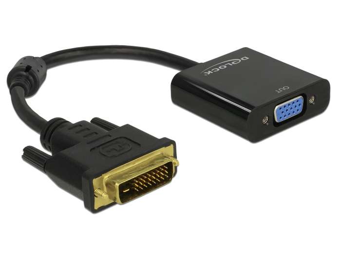 Delock Adapterkabel DVI 24+1 Stecker > VGA Buchse