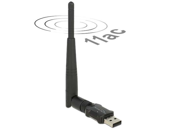 Delock WLAN USB 2.0 Stick Dualband 2.4/5 GHz WLAN_AC 433