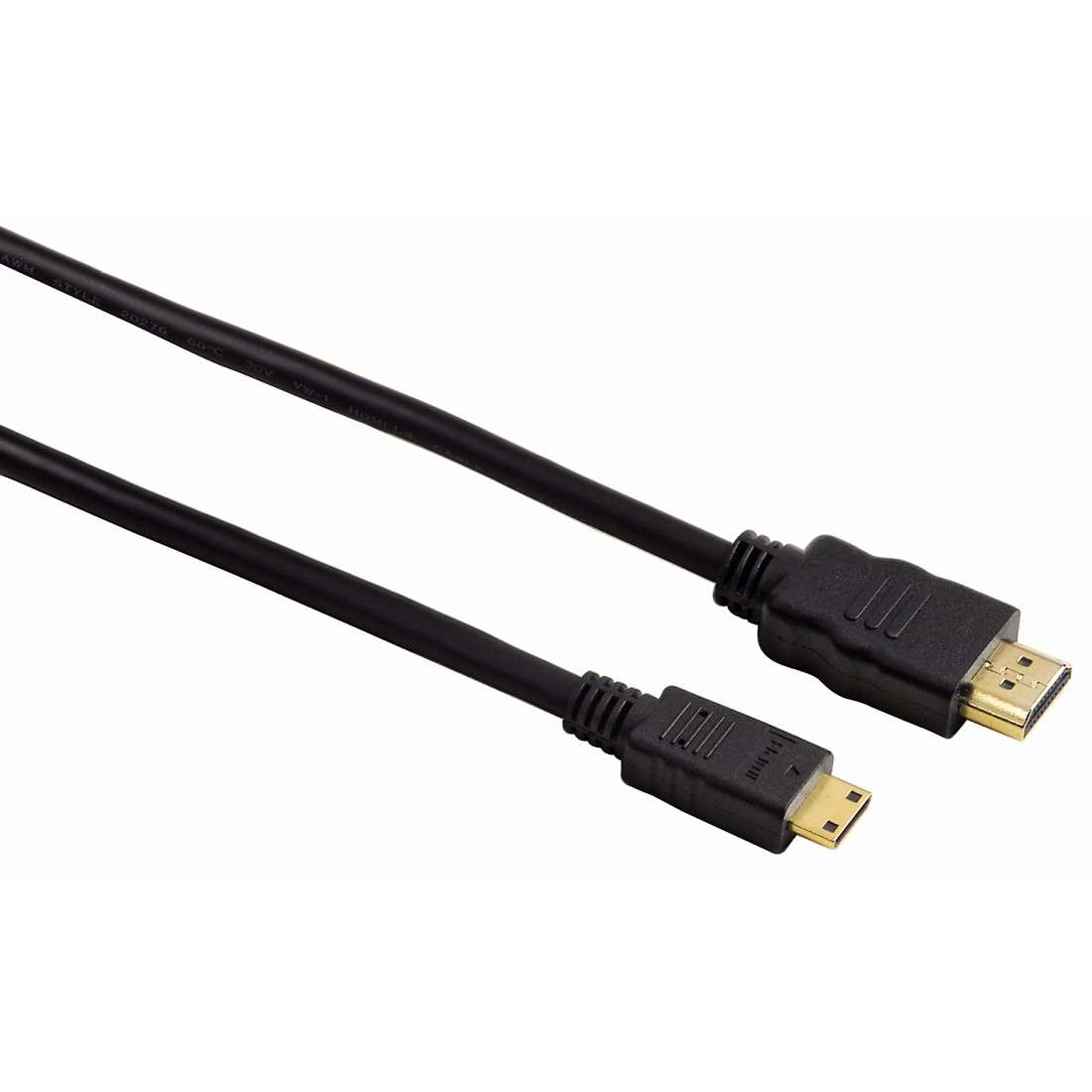 HAMA High Speed HDMI™-Kabel Stecker Typ A - Stecker Typ C (Mini), Ethernet, 2 m