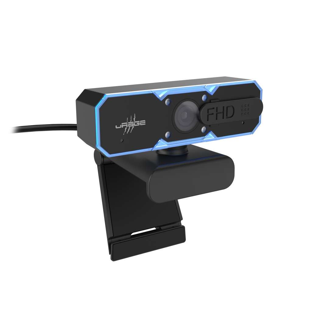 URAGE Streaming-Webcam REC 900 FHD mit Spy-Protection, Schwarz