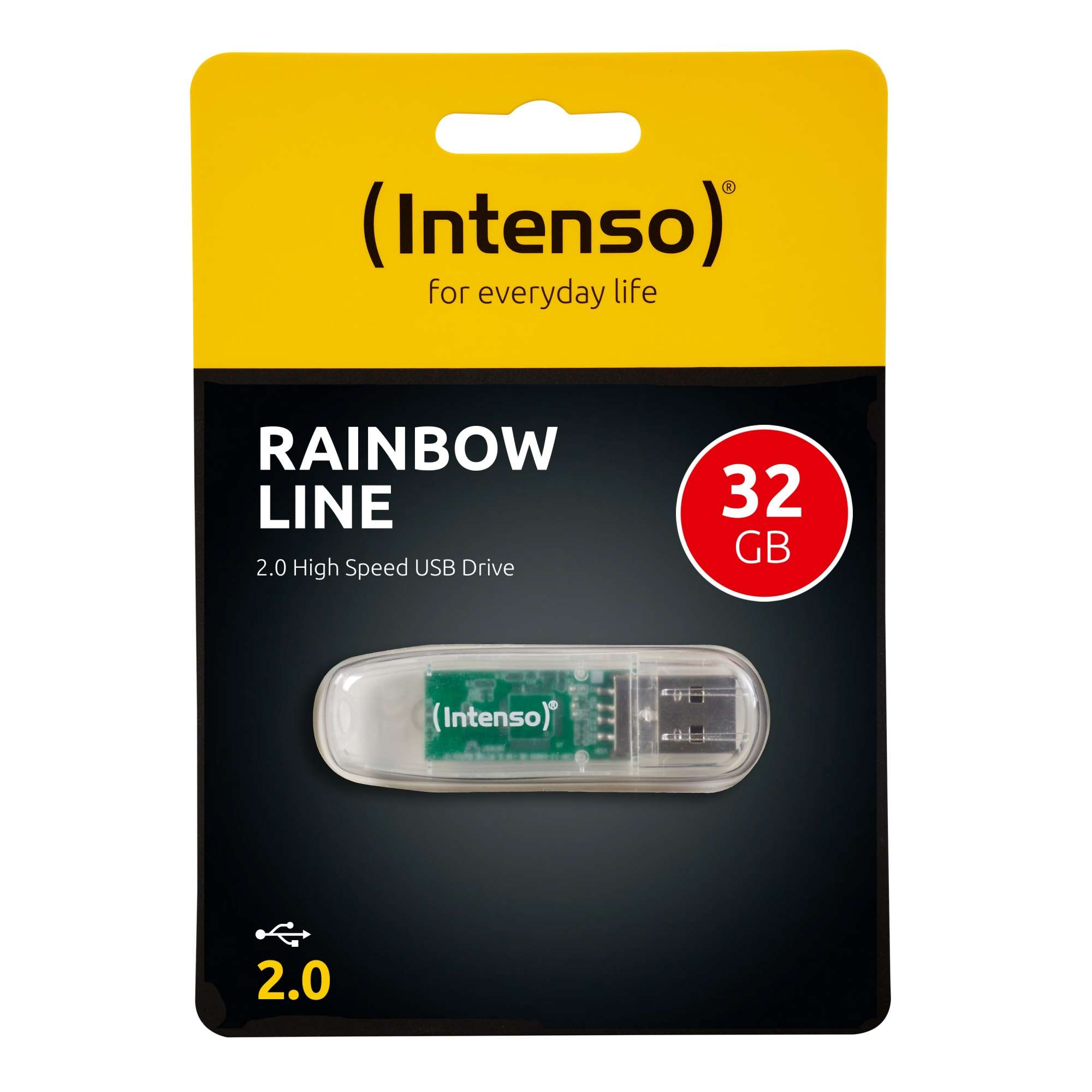 Intenso USB-Stick Rainbow Line 32 GB transparent