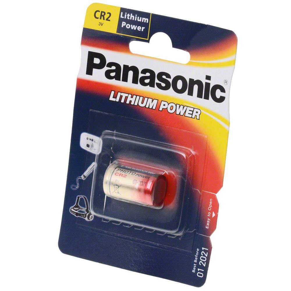 Panasonic Foto Batterie Lithium CR2, 850 mAh, 3 V