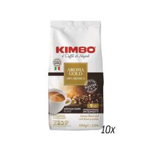 KIMBO S.p.A. Aroma Gold 100% Arabica ganze Kaffeebohnen 10 x 1kg