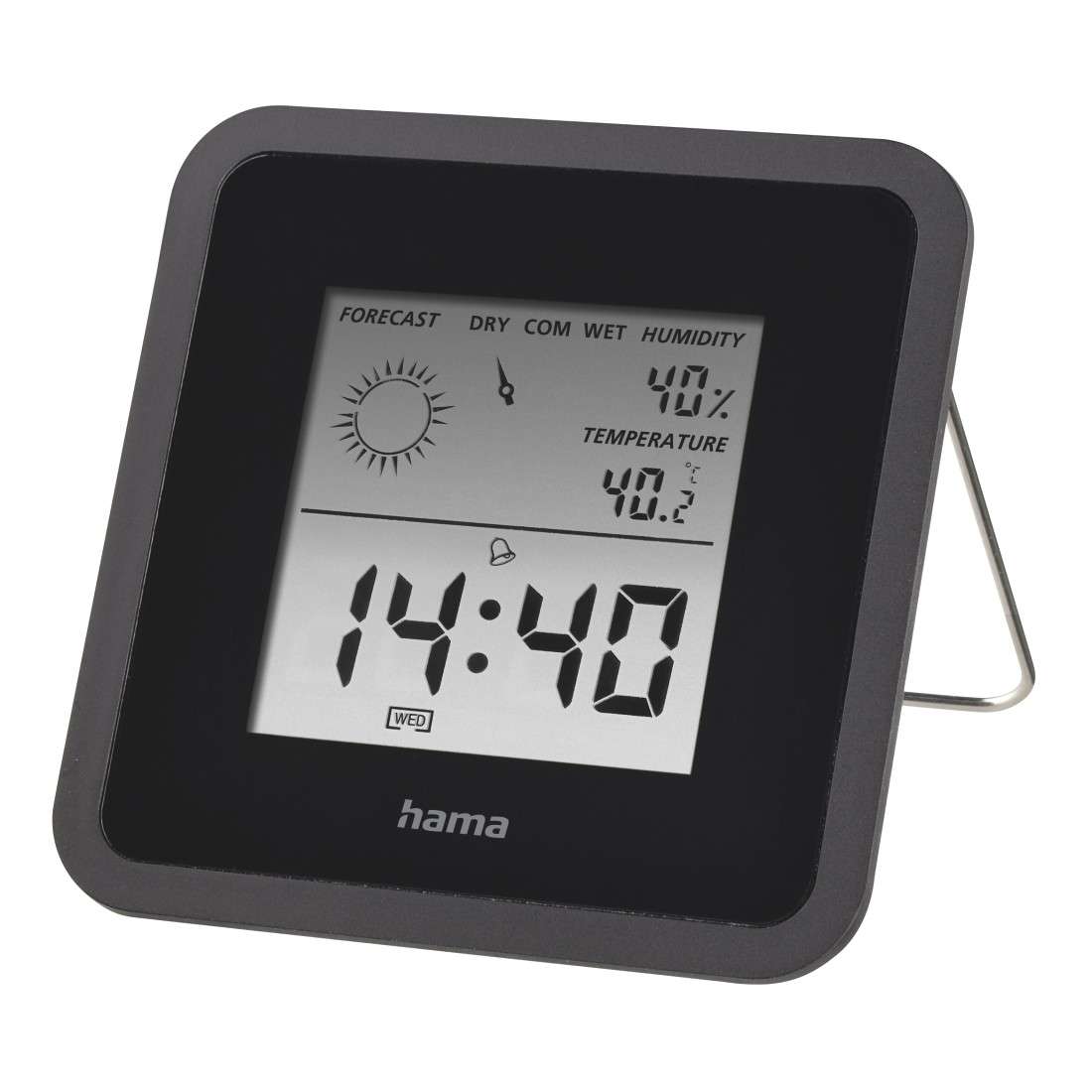 HAMA Thermo-/Hygrometer TH50, Schwarz