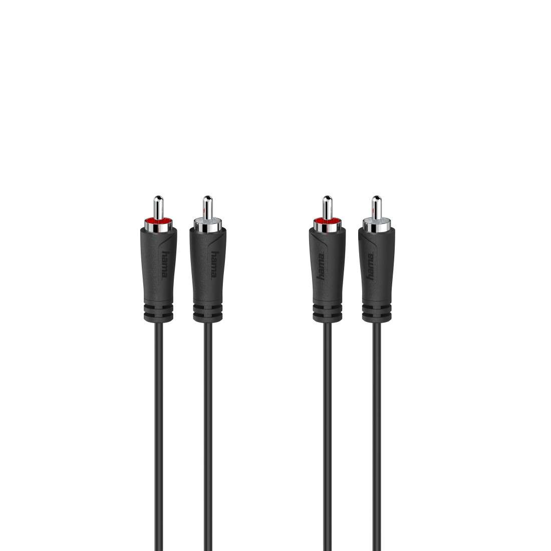HAMA Audio-Kabel, 2 Cinch-Stecker - 2 Cinch-Stecker, 3,0 m