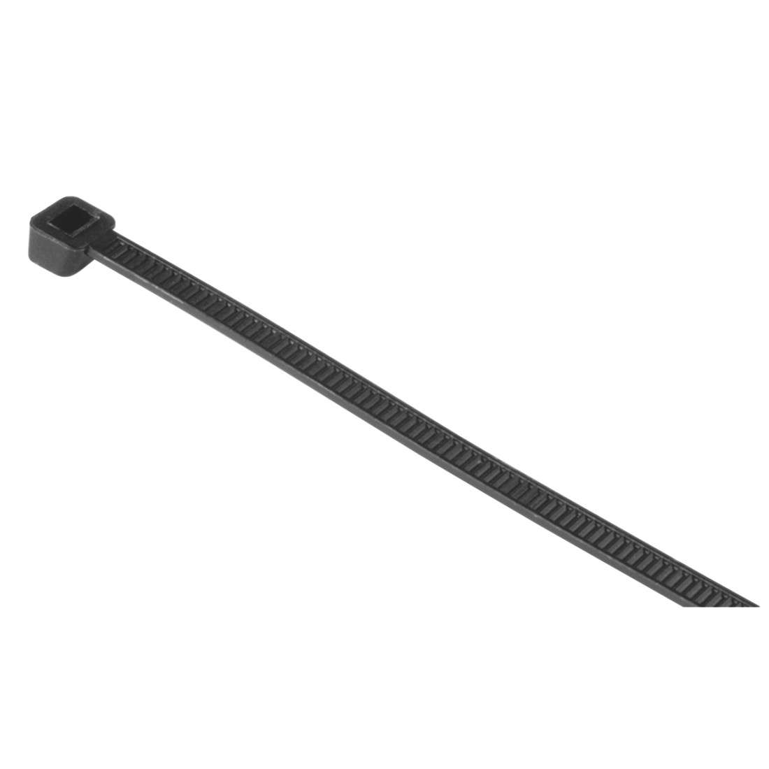 HAMA Kabelbinder, 140 mm, 50 Stück, selbstsichernd, Schwarz