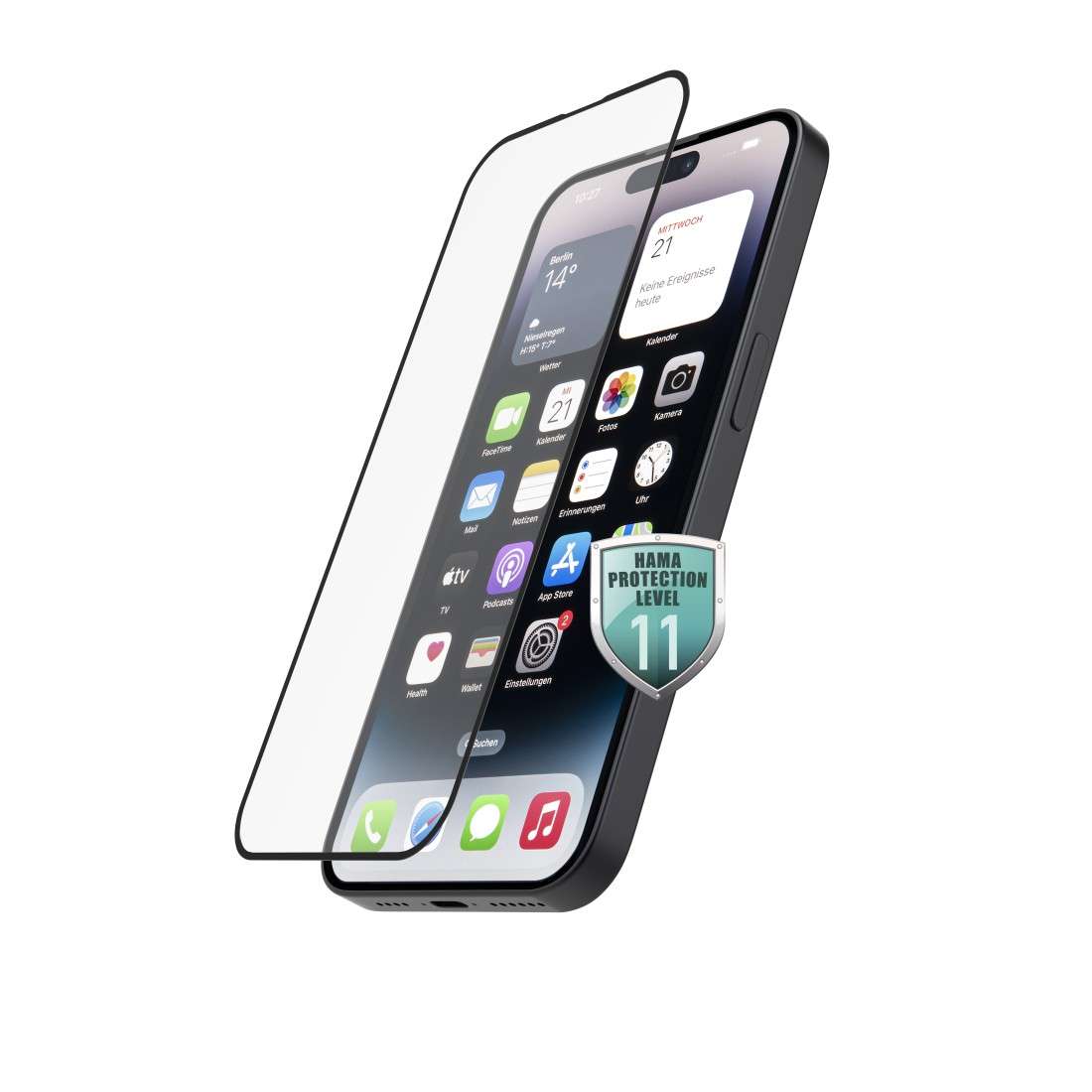 HAMA 3D-Full-Screen-Schutzglas für Apple iPhone 14 Pro Max, Schwarz