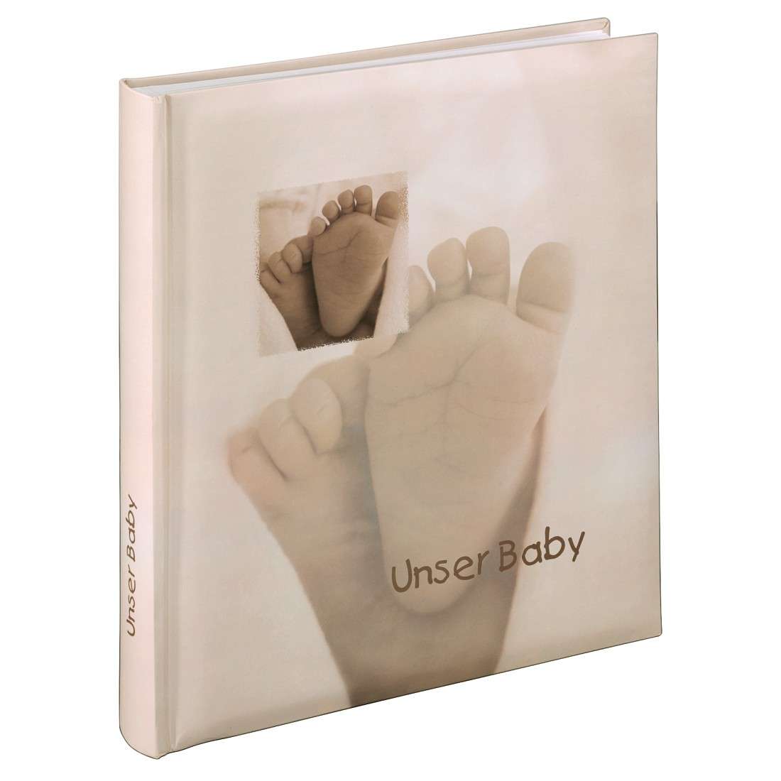Buch-Album Baby Feel, 29x32 cm, 60 weiße Seiten, 2seitiger Textvorspann