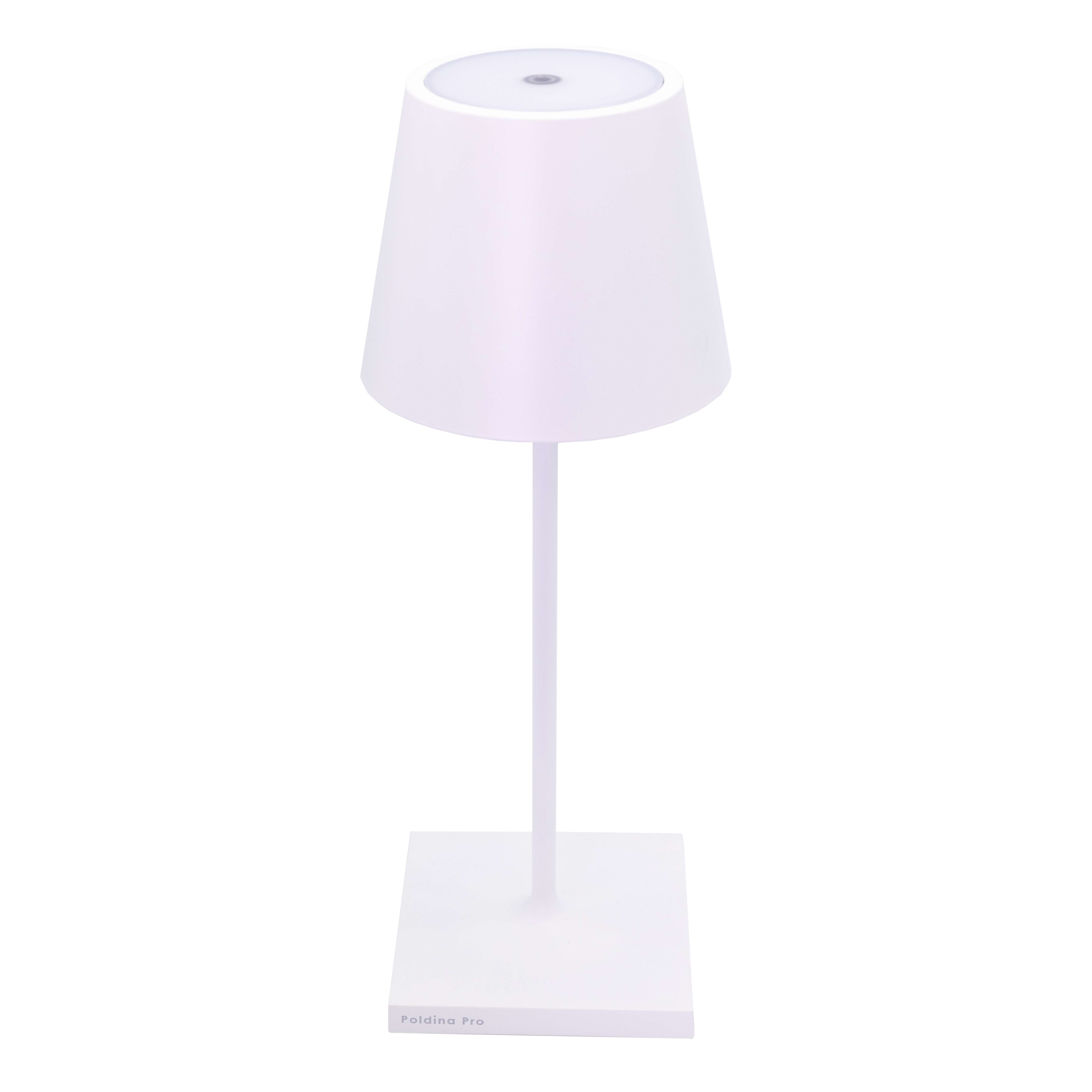 Zafferano LED-Tischleuchte Poldina Mini weiß
