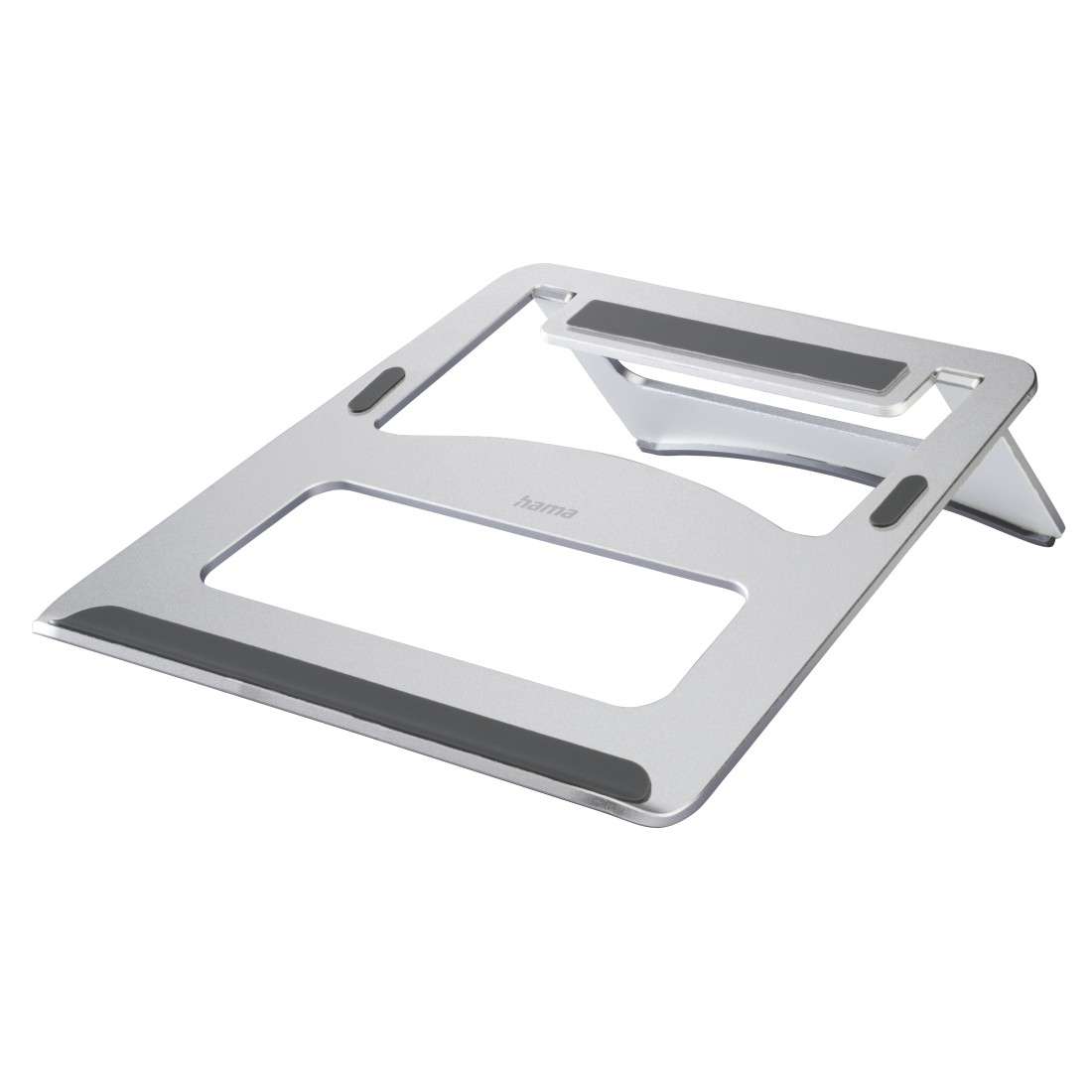 HAMA Notebook-Stand Aluminium, bis 40 cm (15,6), Silber