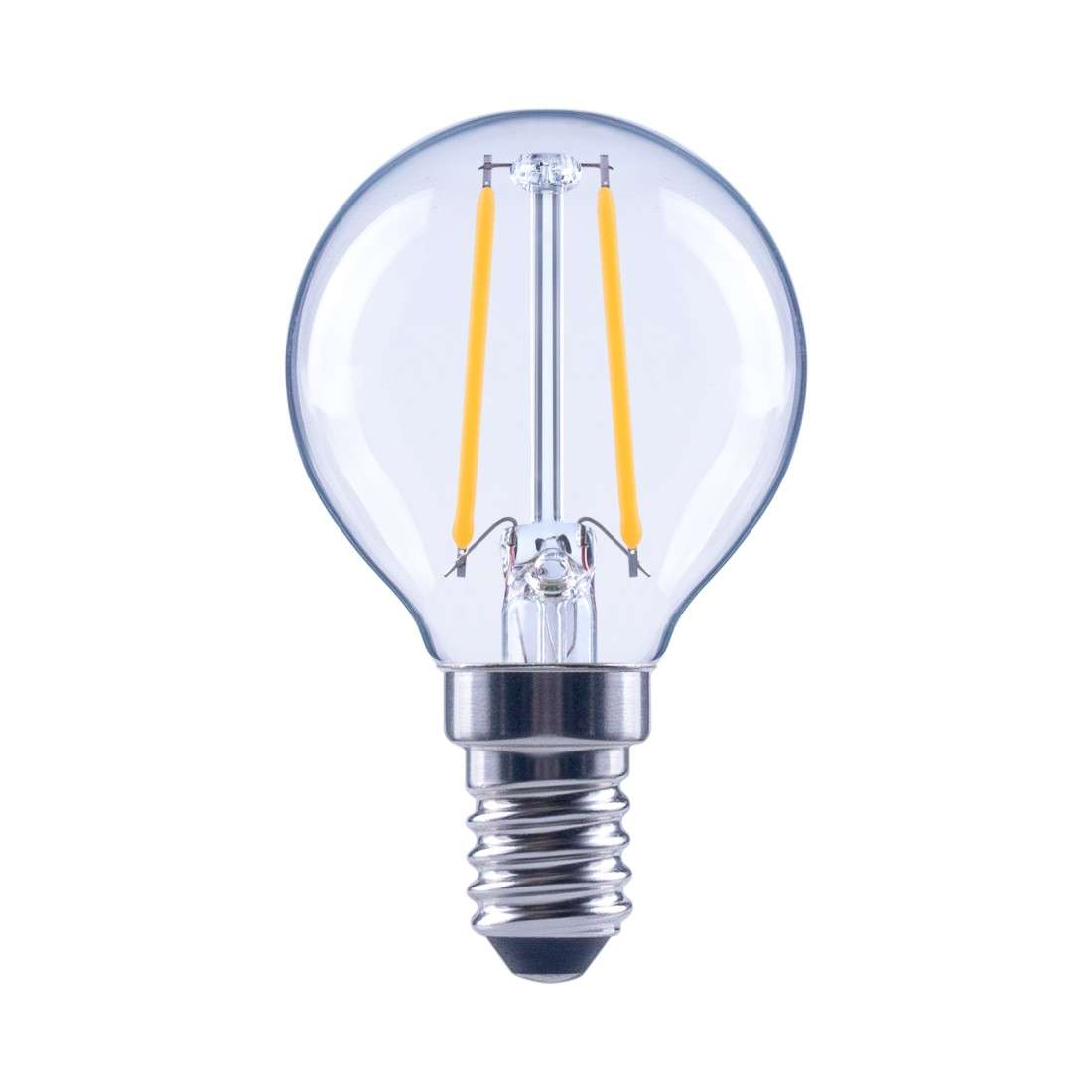XAVAX LED-Filament, E14, 250lm ersetzt 25W, Tropfenlampe, Warmweiß