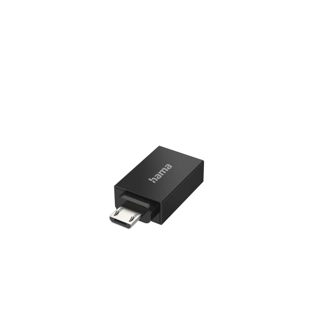 HAMA USB-OTG-Adapter, Micro-USB-Stecker - USB-Buchse, USB 2.0, 480 Mbit/s