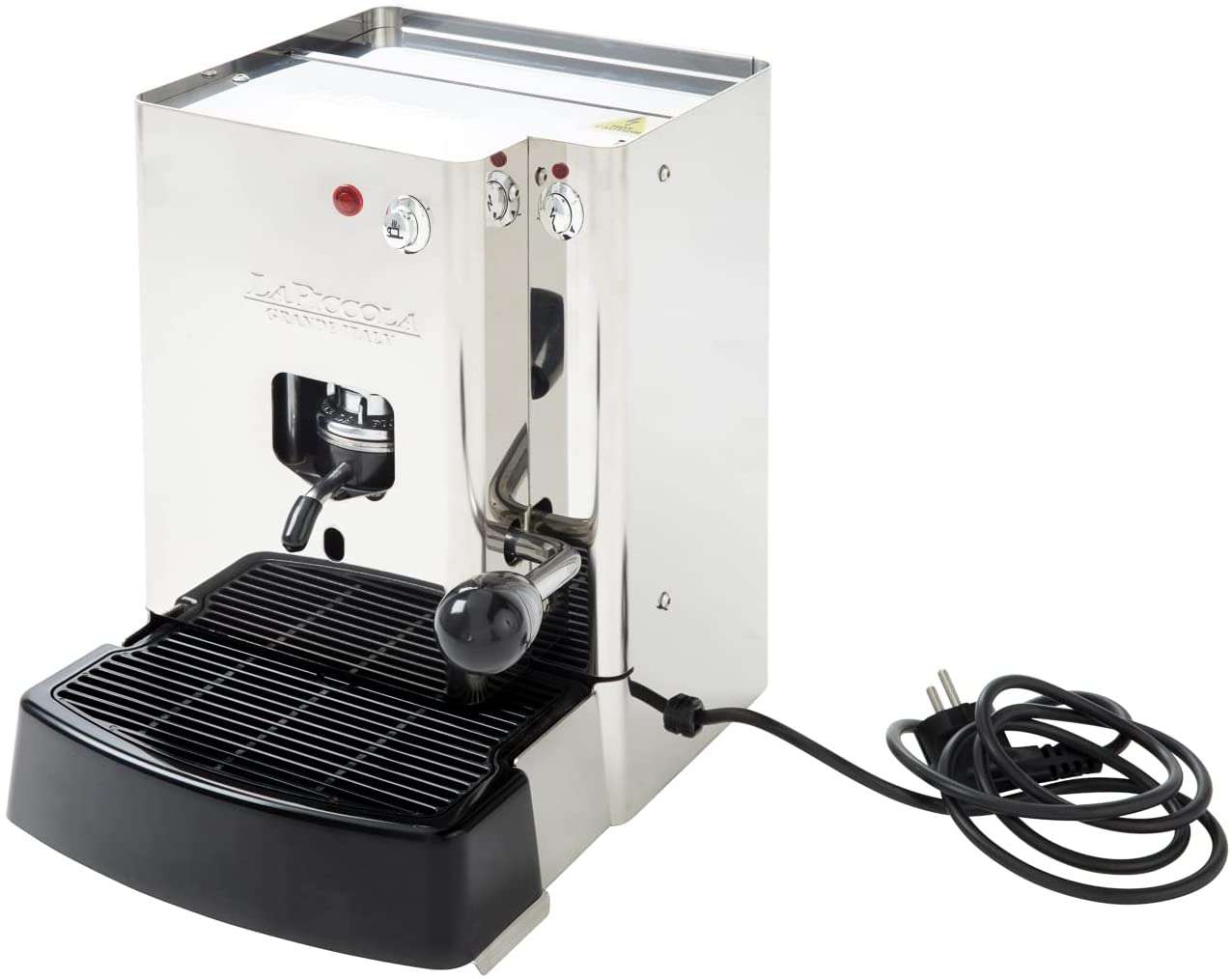 La Piccola Espressomaschine für ESE-Pads Sara Classic Edelstahl