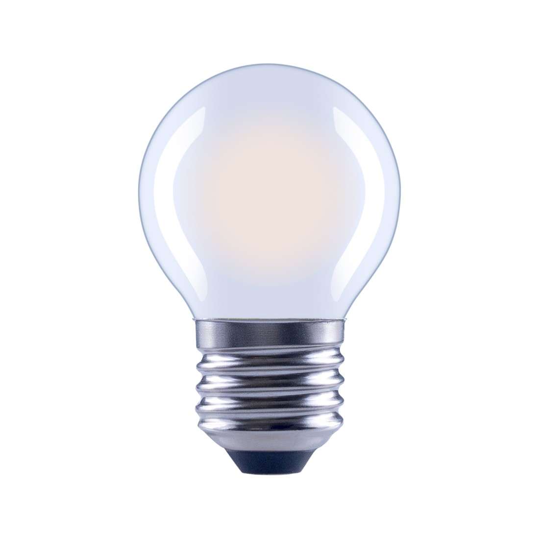 LED-Filament, E27, 470lm ersetzt 40W, Tropfenlampe, matt, Warmweiß
