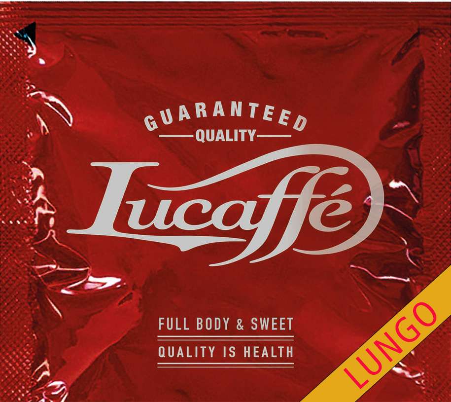 Lucaffe' Lucaffé LUNGO 44mm E.S.E. System Kaffee Pads 150 Stück