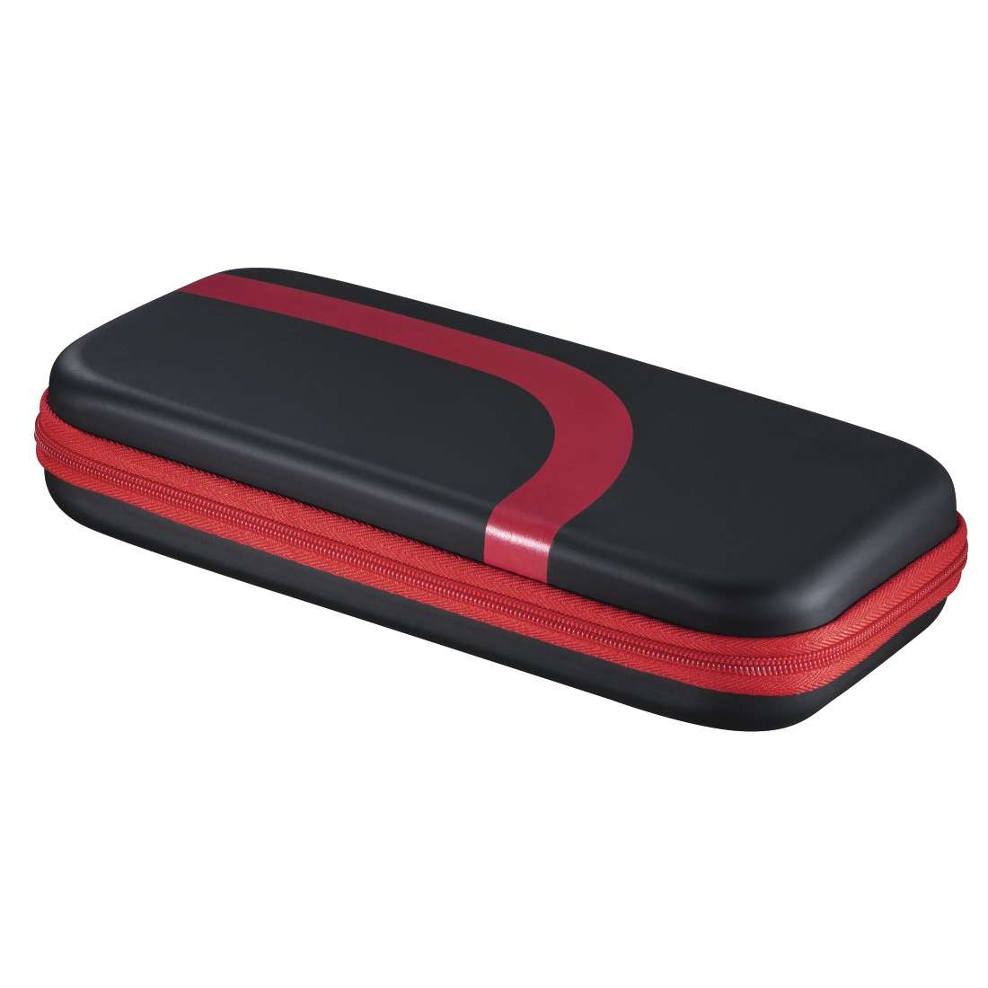 Set (Tasche, Schutzglas, Control-Aufsätze) für Nintendo Switch, Schwarz/Rot