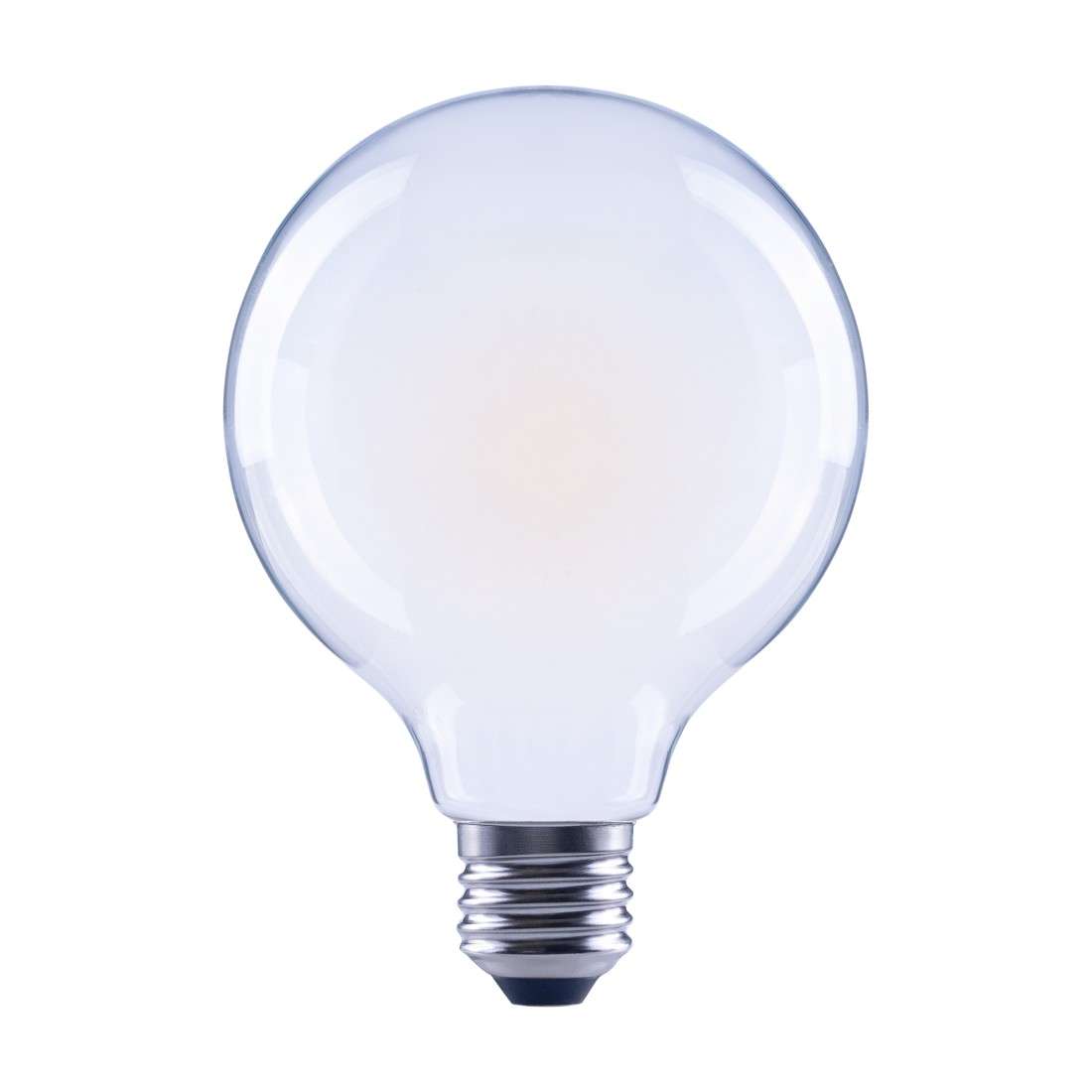 XAVAX LED-Filament, E27, 806lm ersetzt 60W Globelampe, G95, matt, Warmweiß