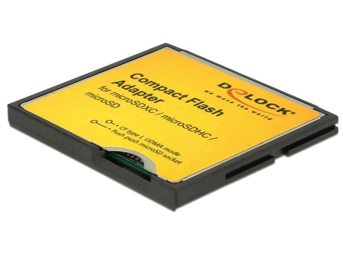 Delock Compact Flash Adapter für Micro SD Speicherkarten