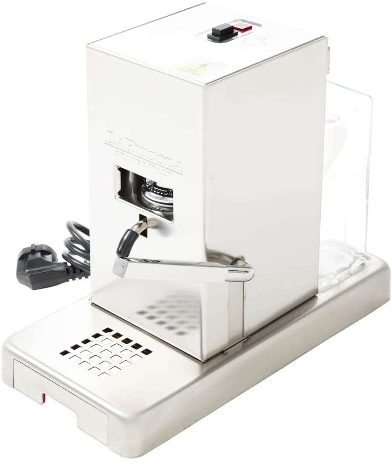 La Piccola Espressomaschine für ESE-Pads Piccola Satinata Edelstahl