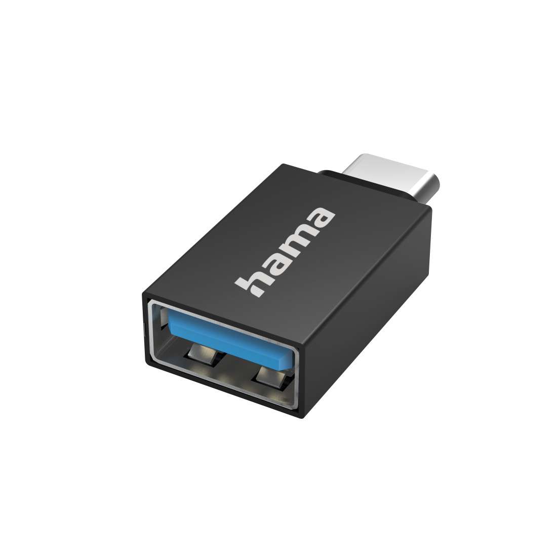 HAMA USB-OTG-Adapter, USB-C-Stecker - USB-Buchse, USB 3.2 Gen1, 5 Gbit/s