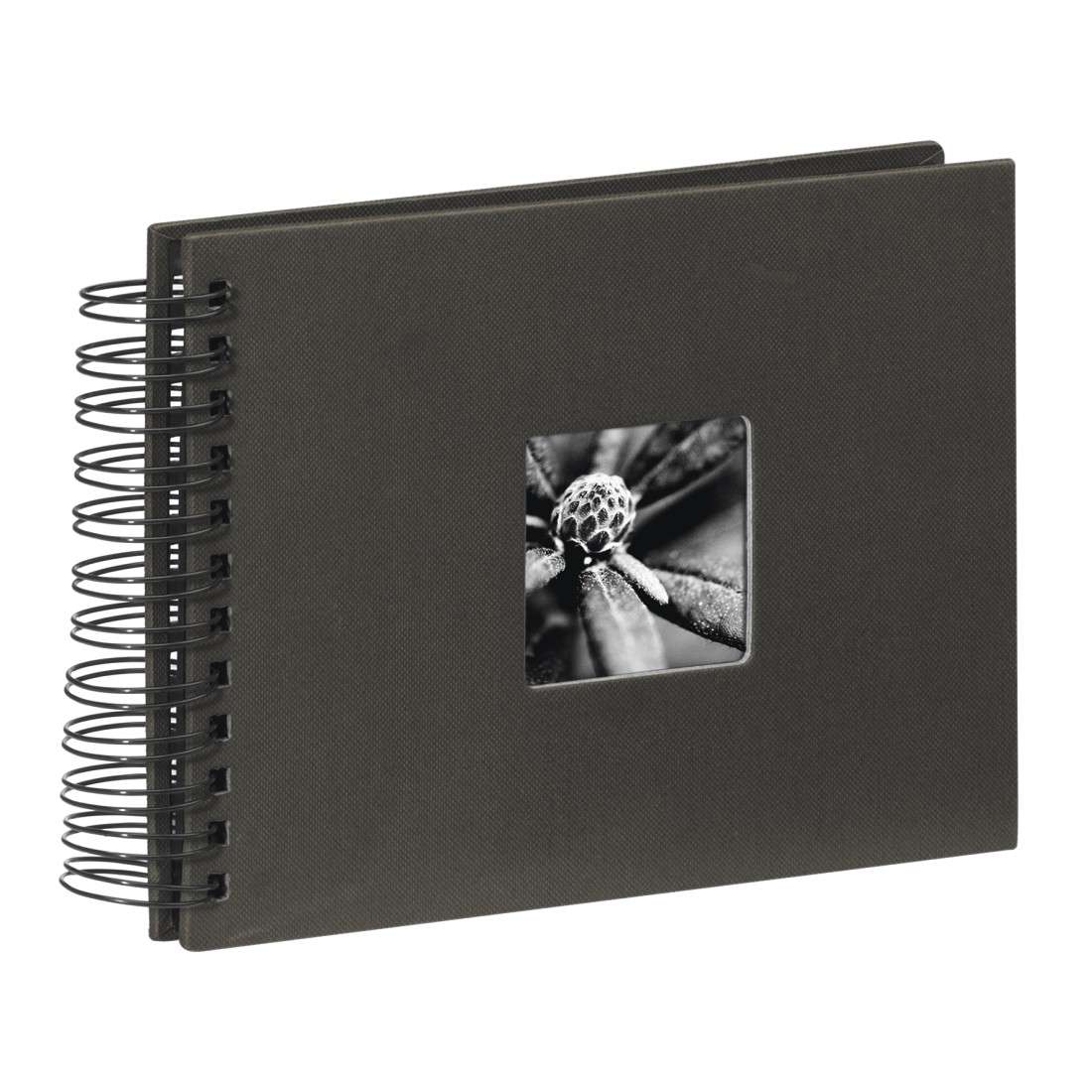 HAMA Spiral-Album Fine Art, 24x17 cm, 50 schwarze Seiten, Schwarz