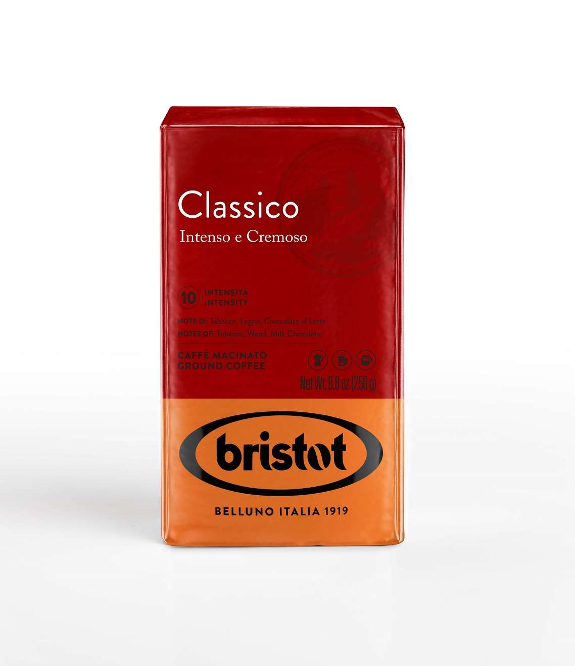 Bristot Classico 250g Kaffee gemahlen
