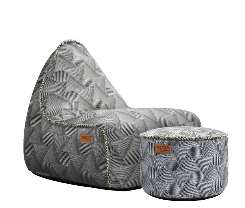 SACKit Lounge Chair & Pouf Noir - Limited Edition