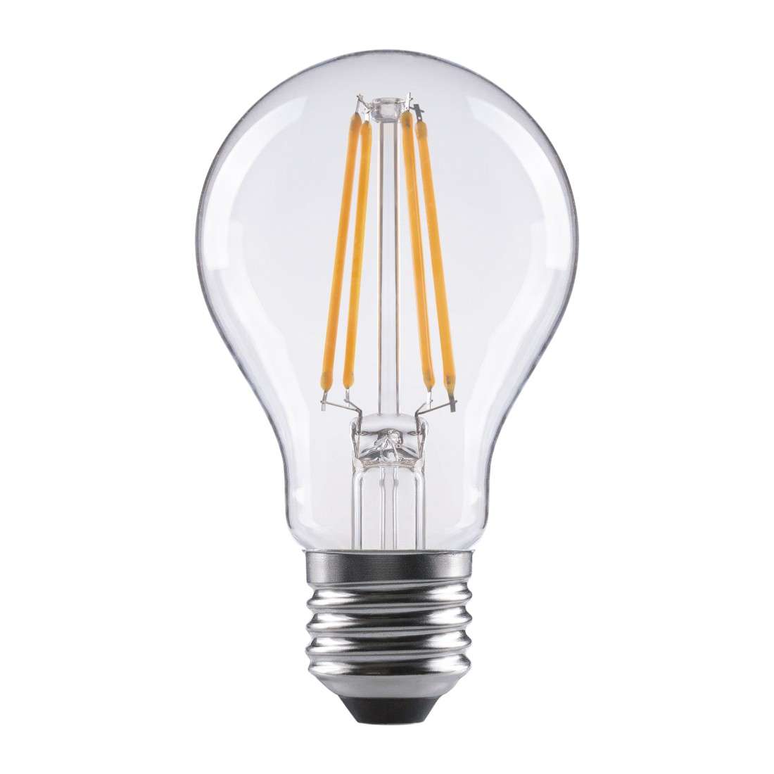 XAVAX LED-Filament, E27, 806lm ersetzt 60W, Glühlampe, Warmweiß, Klar