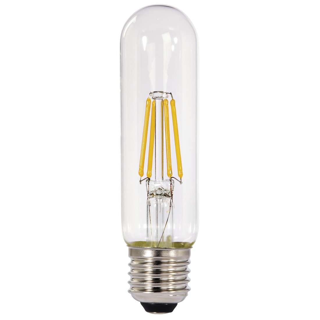 XAVAX LED-Filament, E27, 470lm ersetzt 40W, T32 Röhrenlampe, Warmweiß, dimmbar