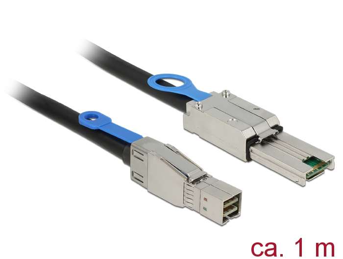 Delock Kabel Mini SAS HD SFF-8644 > Mini SAS SFF-8088 1 m