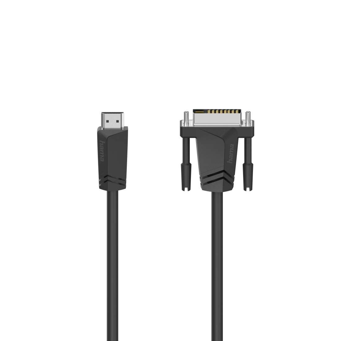HAMA Verbindungskabel, HDMI™-Stecker - DVI/D-Stecker, 1,5 m