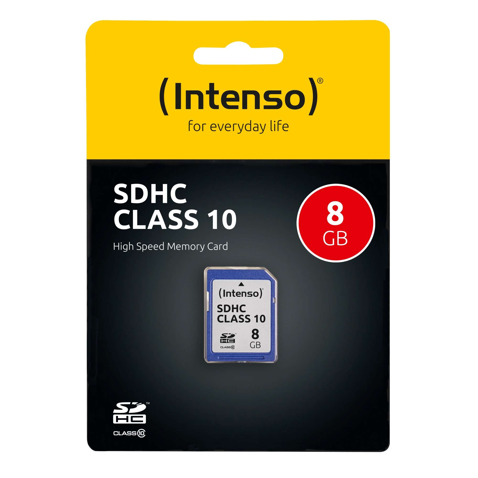 Intenso SDHC Speicherkarte 8 GB Class 10