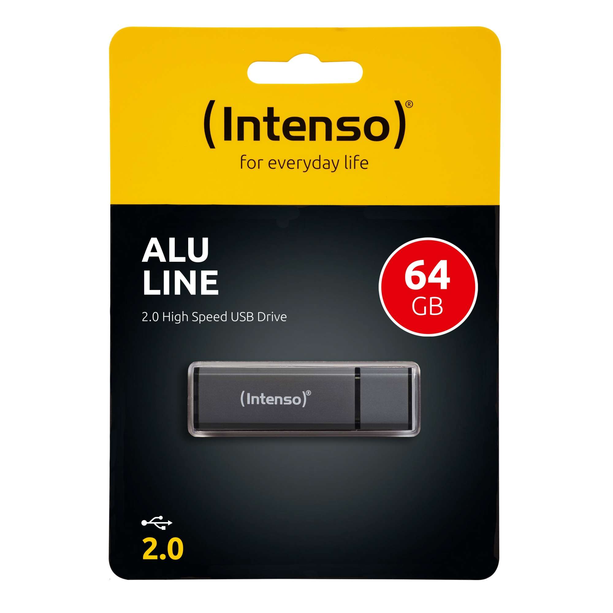 Intenso USB-Stick 2.0 Alu Line 64 GB anthrazit