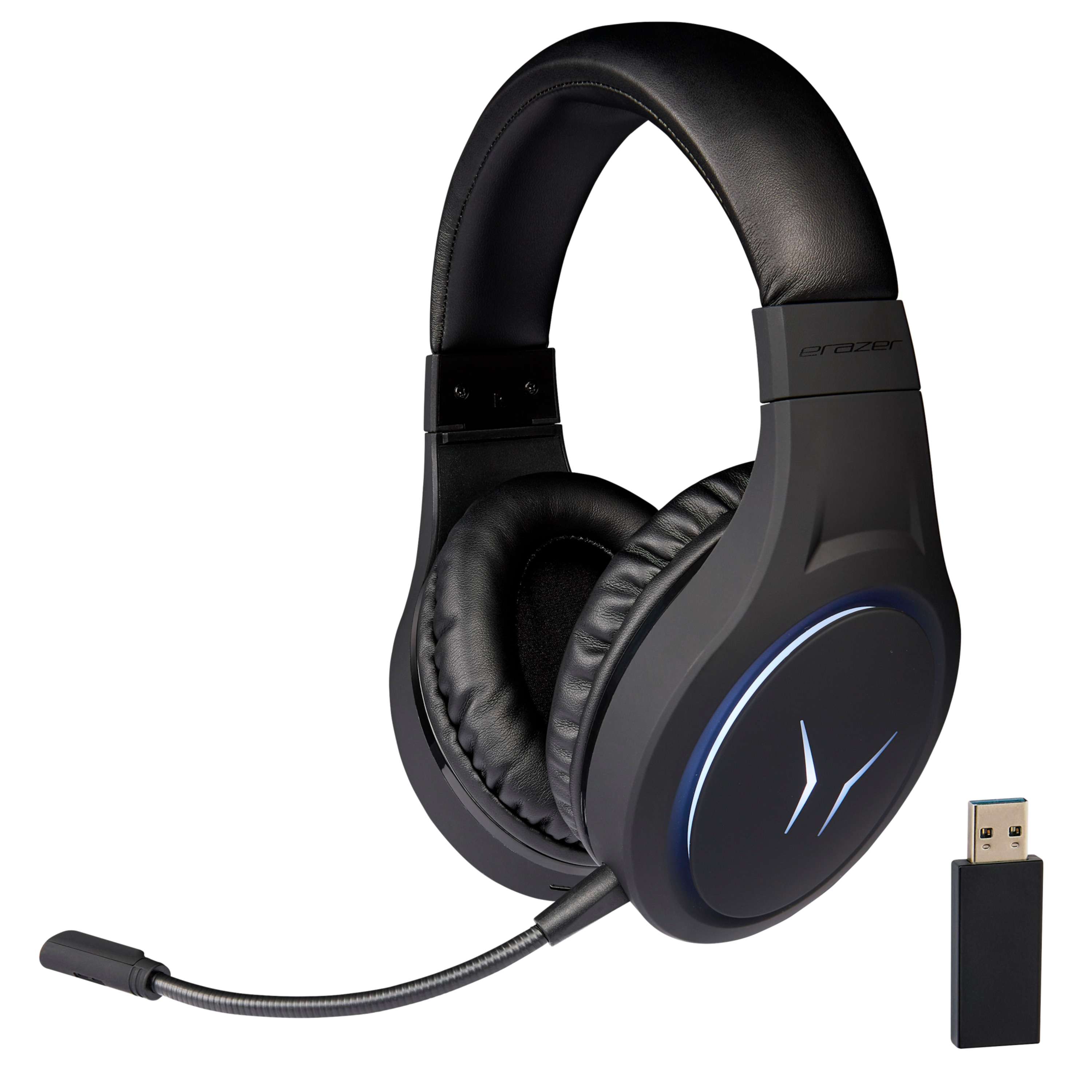 Wireless Gaming ERAZER® Headset X83010 Kopfhörer Over Ear 40 mm 32 Ohm Bass