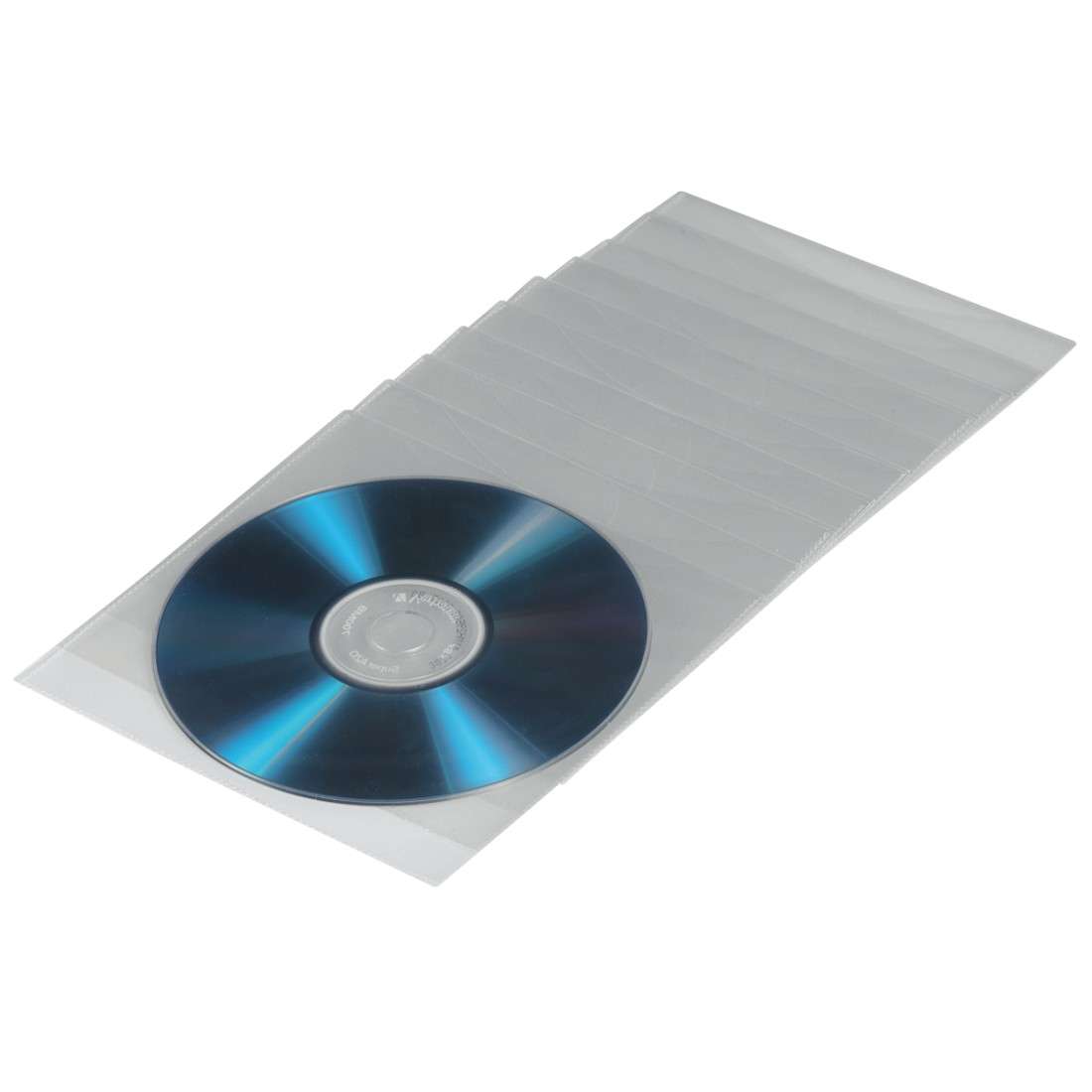 CD-/DVD-Schutzhüllen 50, Transparent